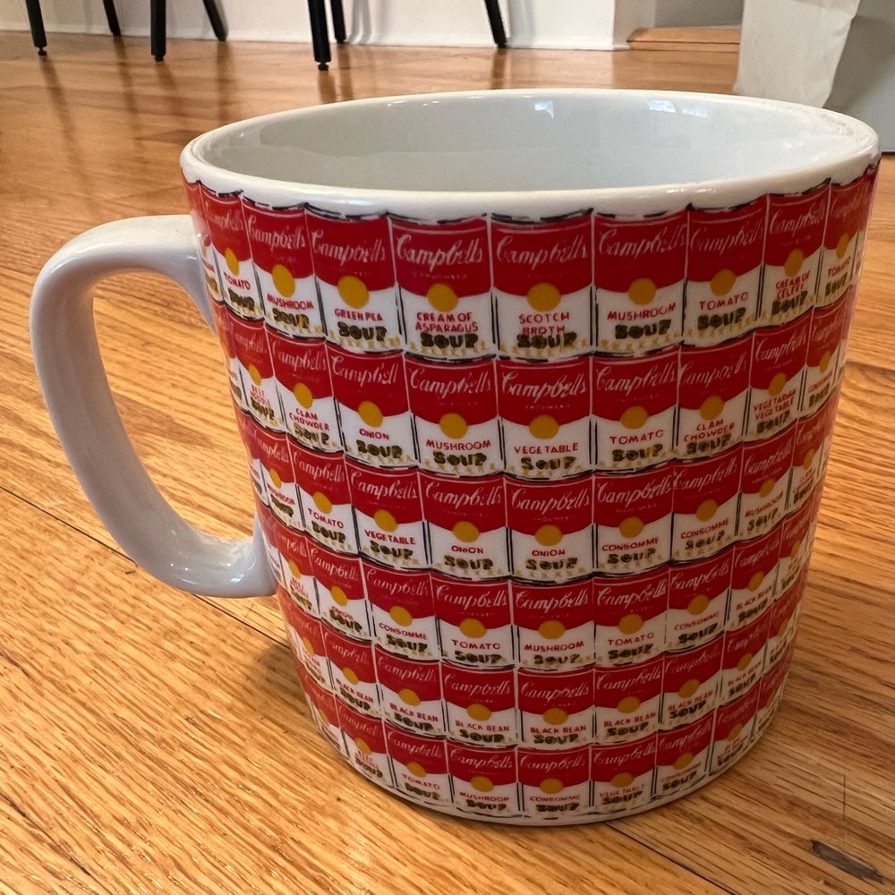 - Campbells soup mug Andy Warhol